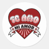Te amo - I love you in Spanish Square Sticker