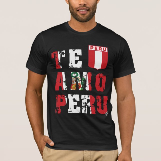 Te Amo Peru - InKa1821 Label T-Shirt (Front)