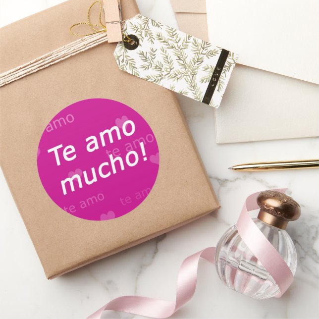 Te Amo Sticker | Zazzle