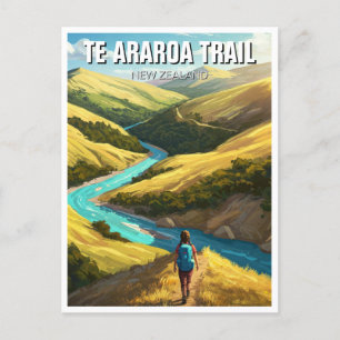 Te Araroa Trail Travel Postcard