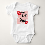 Te Dua - Albanian - I Love You Baby Bodysuit at Zazzle