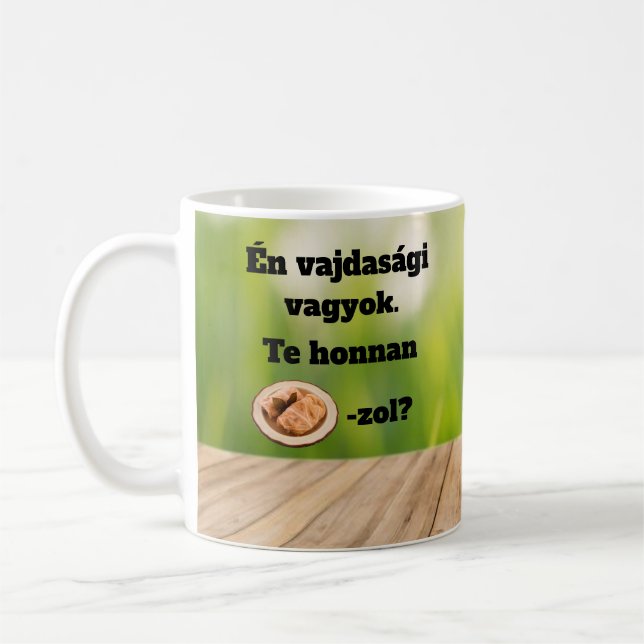 Te honnan SZÁRMA-zol? bögre Coffee Mug (Left)