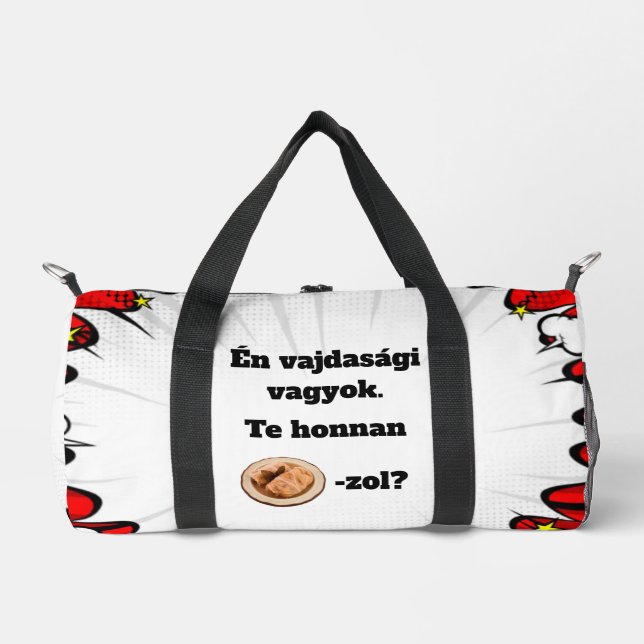 Te honnan SZÁRMA-zol? sporttáska Duffle Bag (Front)