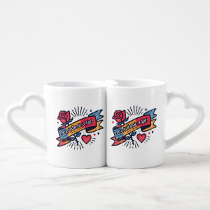 Te Iubesc a Lot - Romanian Love Coffee Mug Set
