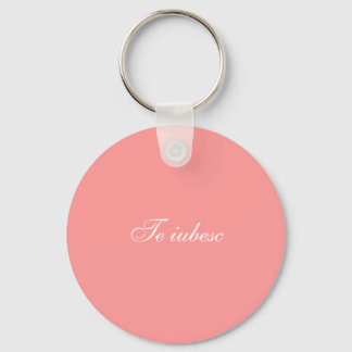 Te iubesc keychain ( I love you in romanian)