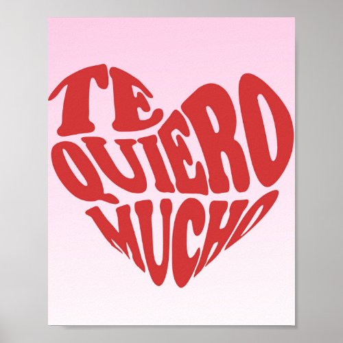 Te qiero mucho Wall art