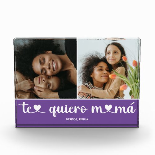 Te Quiero Mama Mothers Day Photo Block