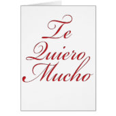 Te Quiero Mucho (Front)