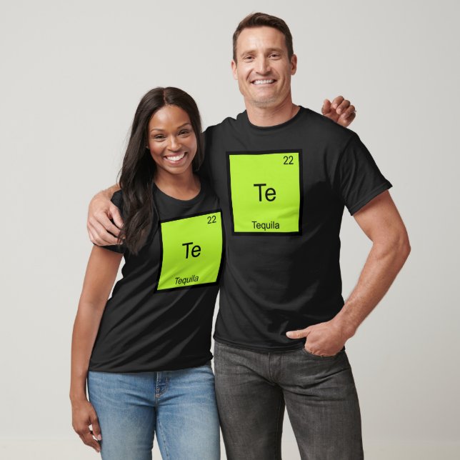 Te - Tequila Funny Chemistry Element Symbol Tee (Unisex)