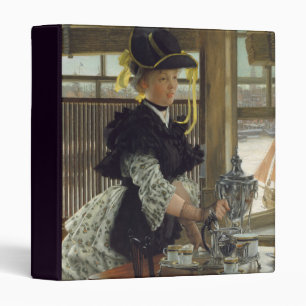 Tea 1872 (oil on wood) 3 ring binder