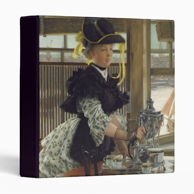 Tea | 1872 (oil on wood) 3 ring binder (Front/Spine)