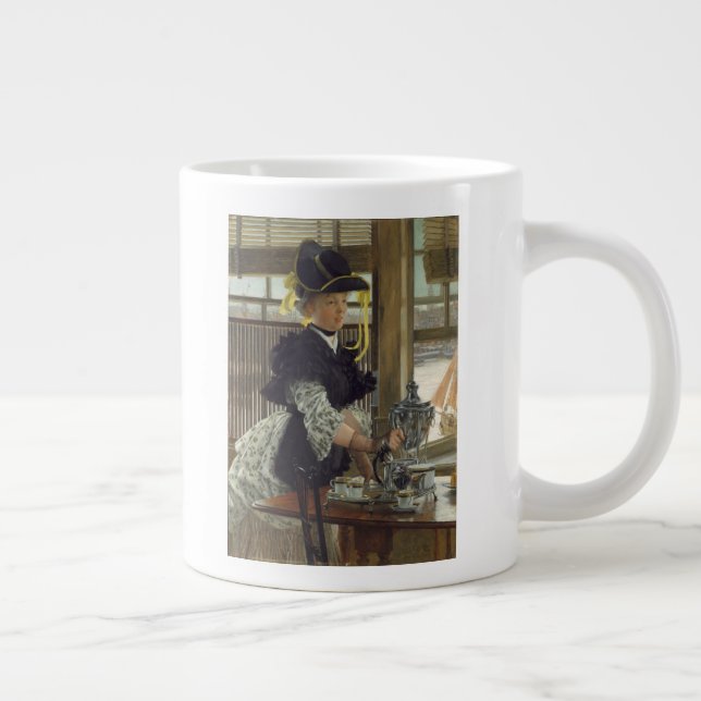 Tea | 1872 (oil on wood) giant coffee mug (Right)