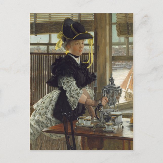 Tea | 1872 (oil on wood) postcard (Front)
