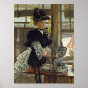 Tea   1872 (oil on wood) poster
