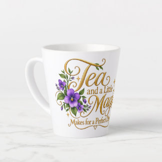 Tea and a Little Magic Witch’s Tea Party Latte Mug