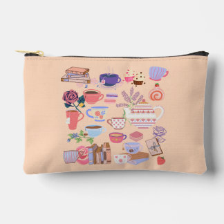 Tea And Books Accessory Pouch