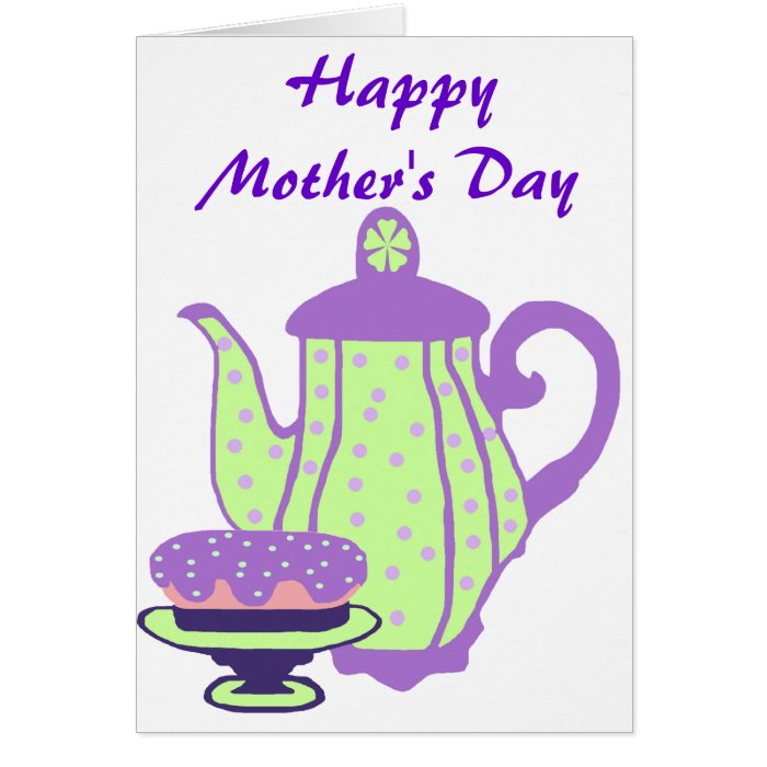 Tea and Cake, Happy Mother's Day  card