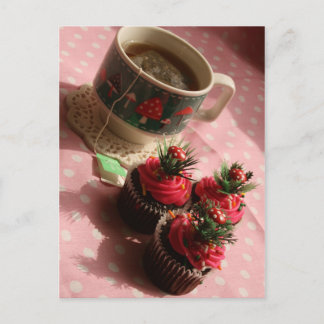 Tea and Cakes Postcard