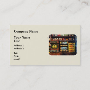 Tea and Coffee Business Card