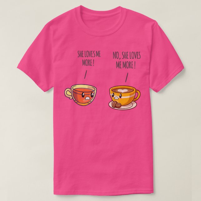 Tea and coffee lover gift T-Shirt (Design Front)