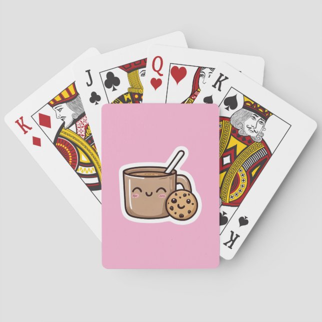 Tea and Cookie  Poker Cards (Back)