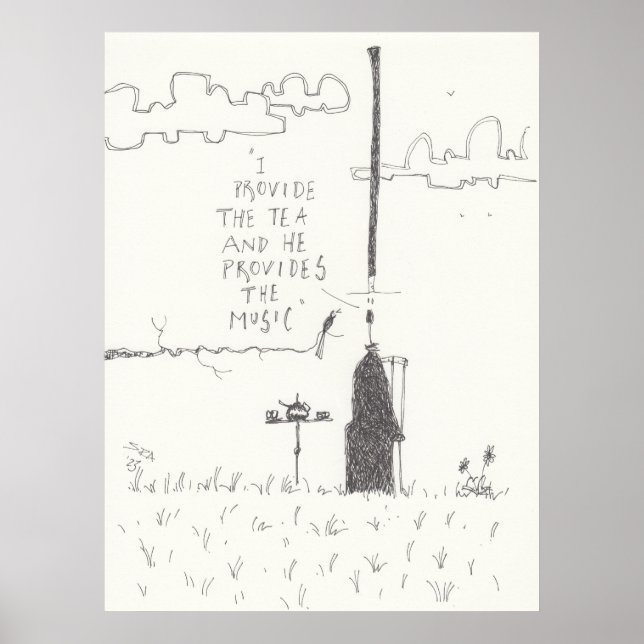 Tea And Music Poster (Front)