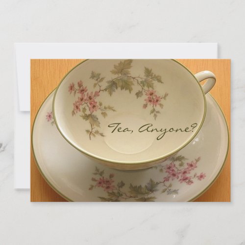 TEA, ANYONE? invitation