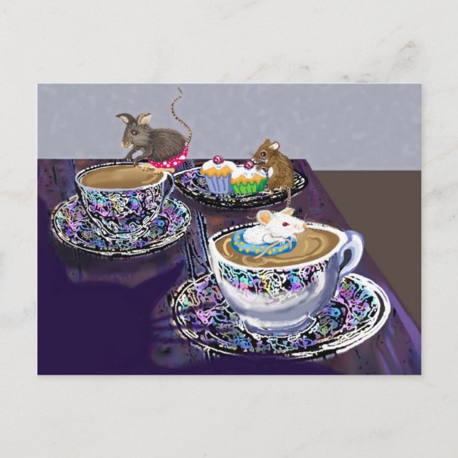 Tea anyone? postcard (Front)
