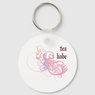 Tea Babe Keychain
