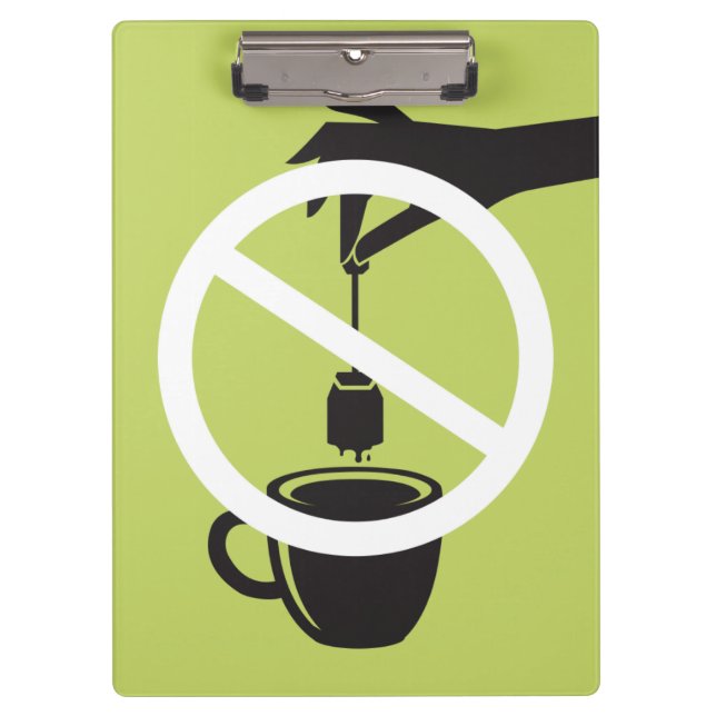 Tea Bag Clipboard (Front)