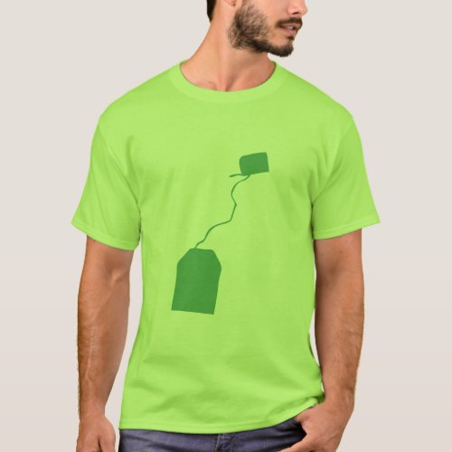 Tea Bag Cup of T Bagging Green tea Earl Gray  T_Shirt