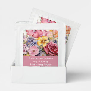 Tea Bag Favor 14 Cup of flowers Drink Mix