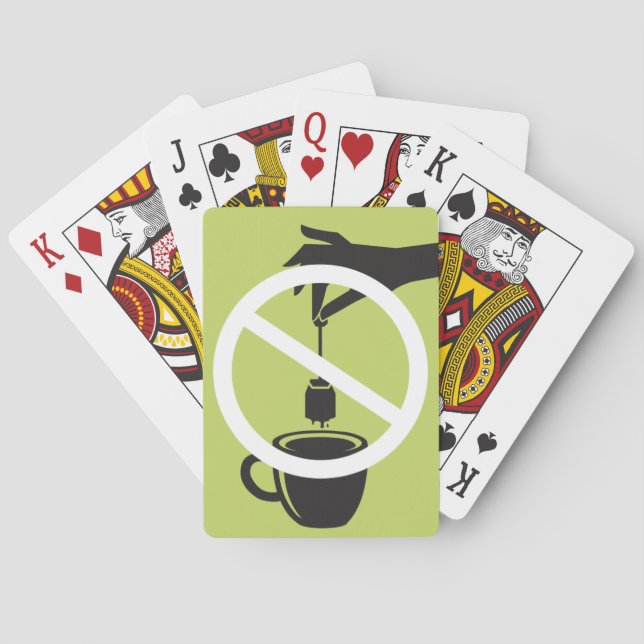 Tea Bag Poker Cards (Back)