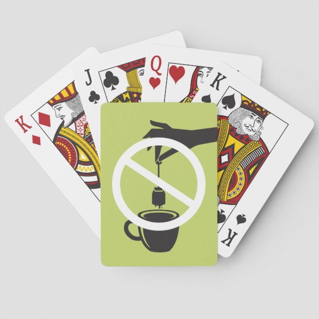 Tea Bag Poker Cards (Back)