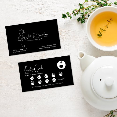 Tea Bar  Lounge Loyalty Card