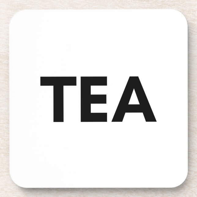 tea beverage coaster (Front)