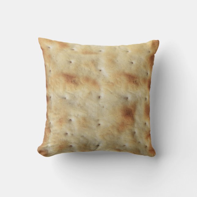 Tea Biscuit Throw Pillow (Front)