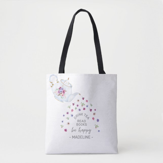 Tea Book  Tote Bag (Front)
