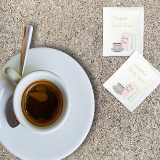 Tea & Books Bridal Shower Bag Drink Mix (Creator Uploaded)