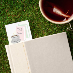 Tea & Books Bridal Shower Bookmarks