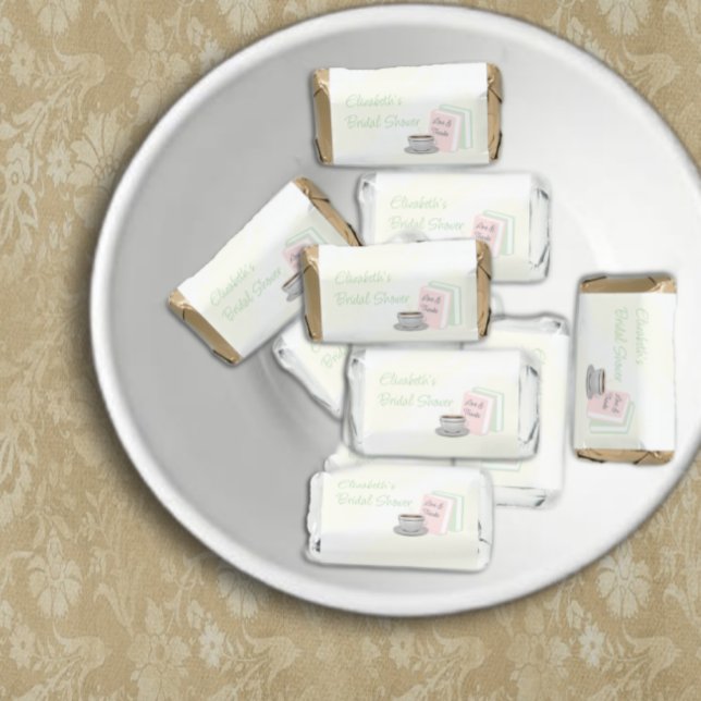 Tea & Books Bridal Shower Hershey's Miniatures (Creator Uploaded)