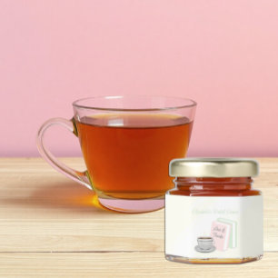 Tea & Books Bridal Shower Honey Jar Favors