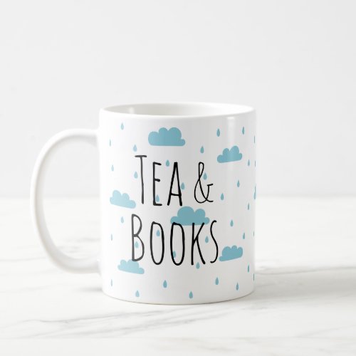 Tea  Books Coffee Mug