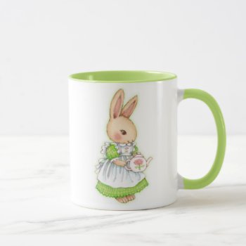 Tea Bunny - Cute Rabbit Mug by yarmalade at Zazzle