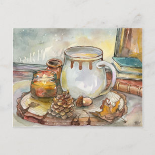 Tea by the Window Postcard