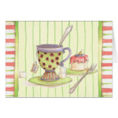 Tea & Cake - Blank Card (Front Horizontal)
