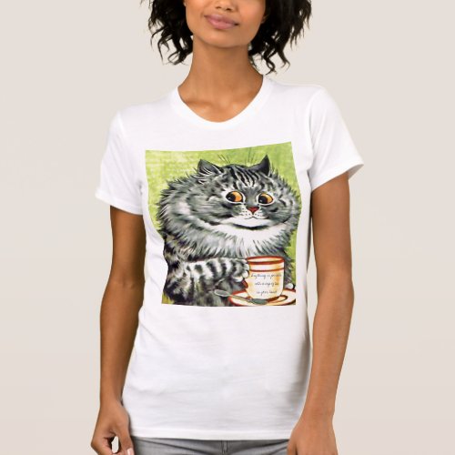 Tea Cat Quote T_Shirt