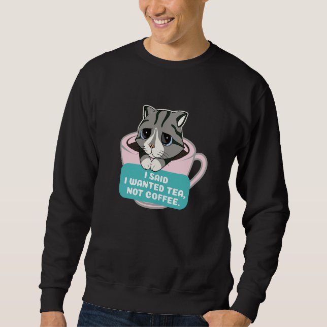 Tea Cat Sweatshirt (Front)