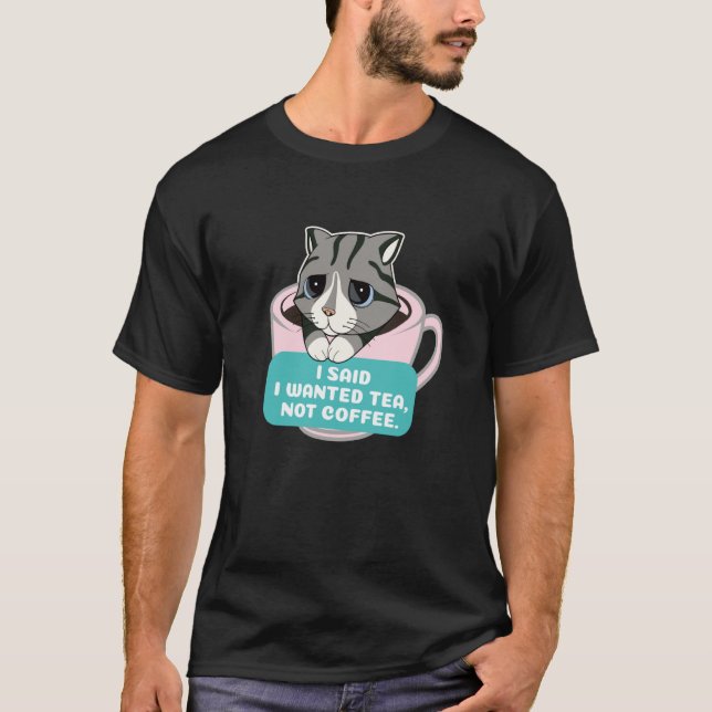 Tea Cat T-Shirt (Front)