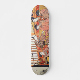 Tea Ceremony Isoda Koryusai japanese woodblock art Skateboard